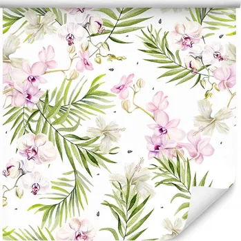 Tapeta Tapeta do obývacího pokoje orchideje orchidej květiny příroda