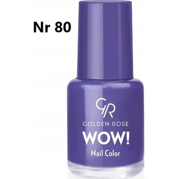Lak na nehty Golden Rose WOW Nail Color Lak na nehty odstín 80
