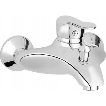 Vodovodní baterie Jednopáková nástěnná vanová a sprchová baterie ZXC 3400 stříbrná