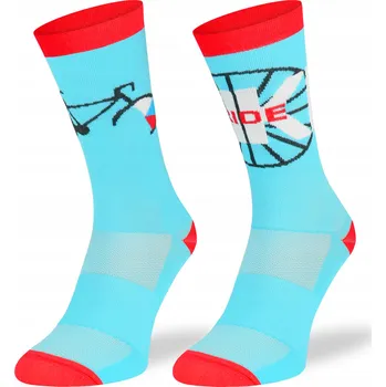 Pánská móda Cyklistické Ponožky Comodo 39-42 modré