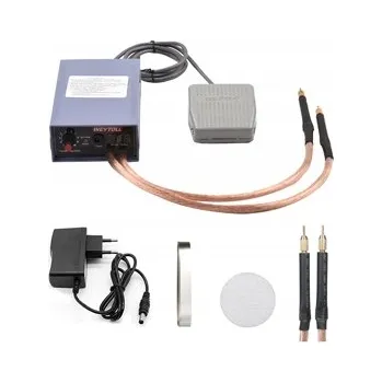 Svářečka 5000W Bodová svářečka s vysokým výkonem pro domácí použití, pro baterie a články 18650, s pedálem