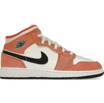 Air Jordan 1 Mid SE Orange Suede (GS) Velikost: 38.5 DV1336-800