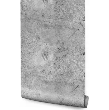 Tapeta Samolepicí tapeta imitace BETONU šedá omítka