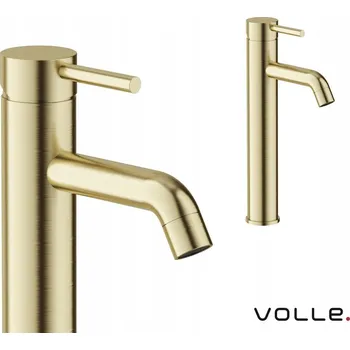 Vodovodní baterie Umyvadlová baterie stojánková Volle Cruze zlatá