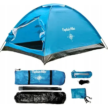 Stan 4místný kempingový Stan 190x190x100 cm UPF50+ Captain Mike