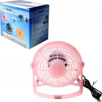 Domácí ventilátor Mini ventilátor Iso Trade USB stříbrný/šedý