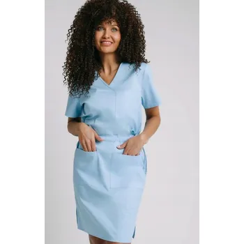Dámské šaty LÉKAŘSKÉ SPAWEAR ŠATY BLANKA PREMIUM SVĚTLE MODRÁ L