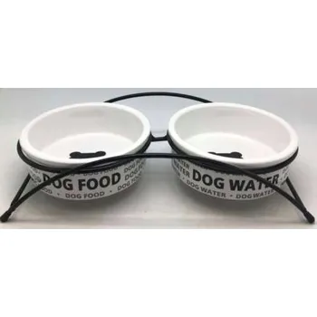 Miska pro psa YARRO Keramická miska na stojanu 2x15x5 cm Y2764