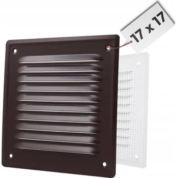 Větrací mřížka Ventilační mřížka Ventilační Sigmet hnědá