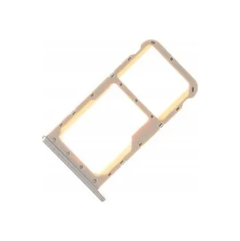 Náhradní kryt pro mobilní telefon Držák SIM a SD karty pro Huawei P20 Lite Ane-Lx1 zlatý
