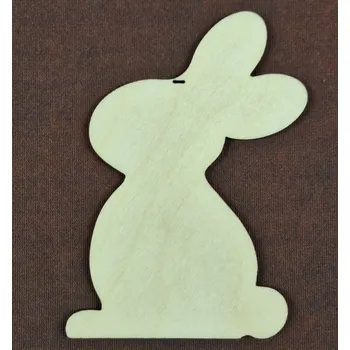 Velikonoční dekorace Králík silueta 5cm