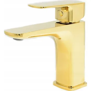 Vodovodní baterie Stojánková umyvadlová baterie Gamma Cubic zlatá