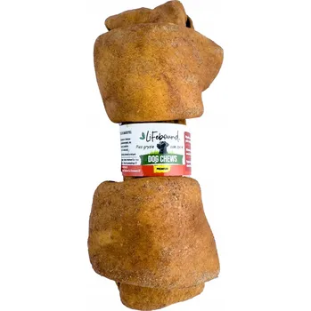 Pamlsek pro psa Hračka kousátko pro psa Kost Spletená 15,2-17,7cm přírodní kousací tyčinky Bekon