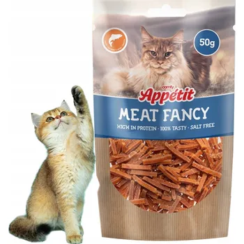 Krmivo pro kočku COMFY APPETIT FANCY KOT Lososové proužky 50g pro kočky