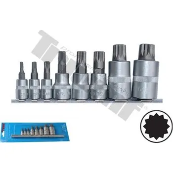 Gola sada Sada XZN s nástrčnými hlavicemi 1/4" - 3/8" - 1/2", 8 dílů