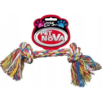 Hračka pro psa Provazy a kolečka pro psa Pet Nova kousátko 17 cm