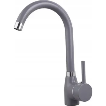Vodovodní baterie Kuchyňská stojánková baterie Liveno Luna, šedá