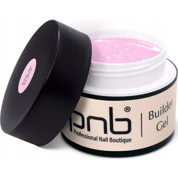 Lak na nehty Stavební gel na nehty PNB Builder Gel Ice Rose Růžový 50 ml