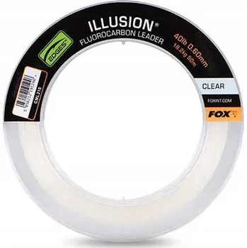 Návazec Fox Illusion Fluorocarbon 30lb 18.2kg 0.60mm 50m čirý