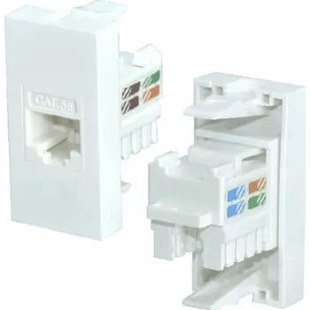 Elektrická zásuvka Internetová zásuvka do zdi BarON bílá