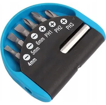 Bit SADA BITŮ 7 DÍLŮ OCELOVÉ BITY CRV PRO ŠROUBOVÁK POUZDRO BITY