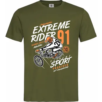 Pánské oblečení Tričko Extreme rider Druh: Pánské, Barva: Khaki, Velikost: XL