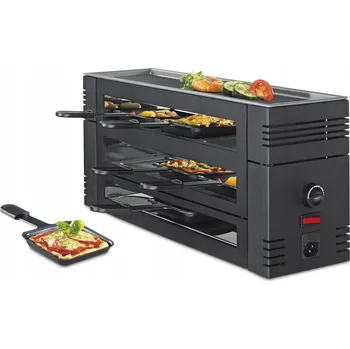 Krbová kamna Raclette kamna na mini pizzu pro 6 osob