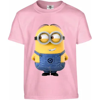 Chlapecké tričko Tričko Mimoň Bob | Já padouch Druh: Dětské, Barva: Růžová, Velikost: 122-S