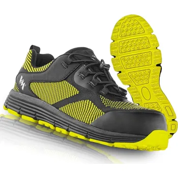 Pracovní obuv Pracovní polobotky pánské s ocelovou špičkou, lehké, ochranné BOZP VM PANAMA S1P, velikost 42