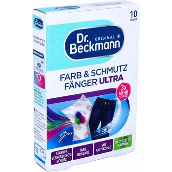 Prací prášek Ubrousky do pračky zachycující barvy Dr. Beckmann 10 ks