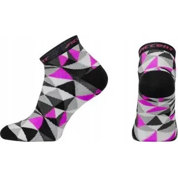 Ponožky Accent Mosaic růžové XL