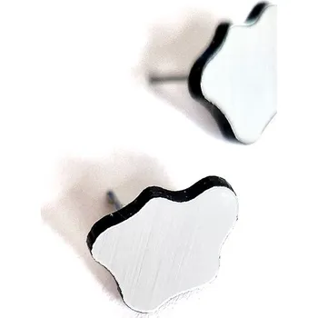 Náušnice SPLASH silver náušnice stříbrné plexi