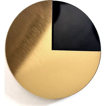 Brož PACMAN brož černá / zlatá výrazná designová brož