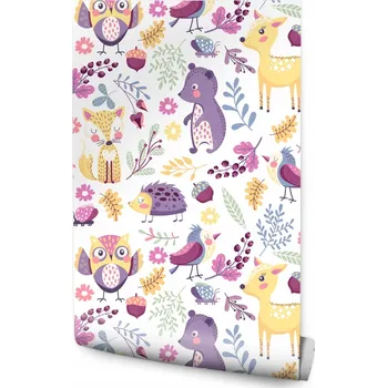 Fototapeta Tapeta pro děti - Roztomilá zvířátka /176874417