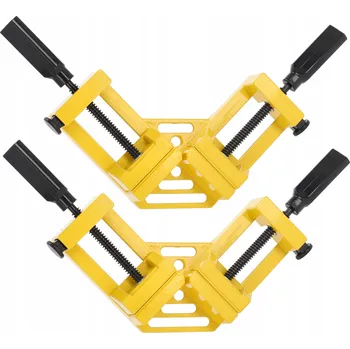 Truhlářská svěrka 2X ROHOVÁ TRUHLÁŘSKÁ SVĚRKA ÚHELNÍK ROHOVÝ UCHYT 90°