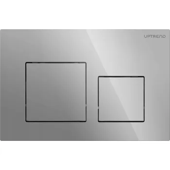 Splachovací tlačítko pro WC UPTREND UP005-C18 stříbrné