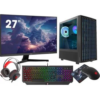 Stolní počítač VIST PC ARGB BREEZE Ryzen 5 5600G 32GB SSD 1TB nVme WIFI G-Master 27" W11