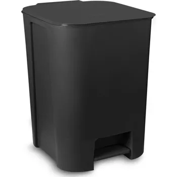 Odpadkový koš Odpadkový koš Practic s pedálem, plastový, černý, 25 l, 1 komora