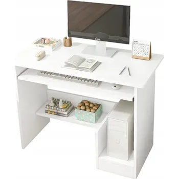 Psací stůl Obdélníkový psací stůl Rebiko 80 x 40 x 74 cm bílý