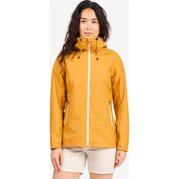 DECATHLON Dámská nepromokavá bunda na plavbu Sailing 100 M KAŠTANOVÁ|ŽLUTÁ