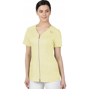 Zdravotnický oděv 36 DÁMSKÁ ZDRAVOTNICKÁ HALENA S LÍMECEM NA ZIP KOSMETICKÝ PLÁŠŤ 379