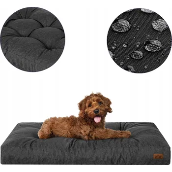 Pelíšek pro psa PillowPrim matrace pro psa černá 90 cm x 70 cm