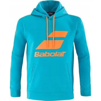Pánská mikina MIKINA BABOLAT EXERCISE HOOD SWEAT JUNIOR CANEEL BAY 140