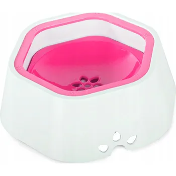 Miska pro psa MISKA PRO PSA KOČKU ZPOMALUJÍCÍ JÍDLO, NEŠPLÍCHÁ, PLOVOUCÍ NA VODĚ, 1L