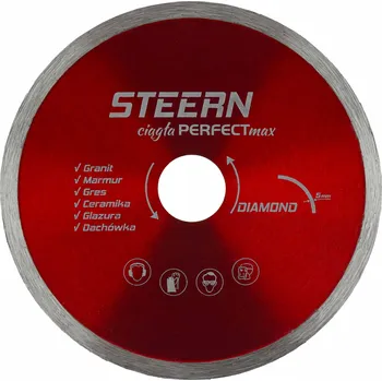 Řezný kotouč 180 x 25,4 mm Diamantový kotouč hladký STEERN