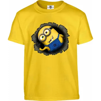 Chlapecké tričko Tričko Bob | Mimoni Druh: Dětské, Barva: Žlutá, Velikost: 158-XL