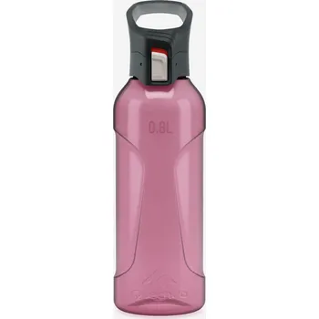 Láhev QUECHUA Turistická láhev s rychlým otevíráním 500 Ecozen® 0,8 l RŮŽOVÁ