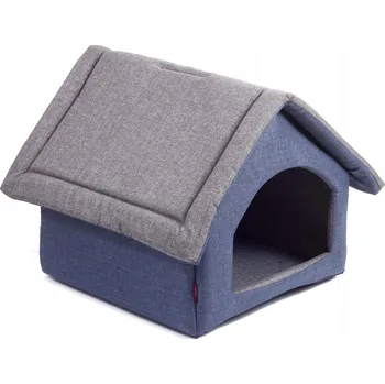 Pelíšek pro psa Látkový domeček, bouda, PELÍŠEK pro psa 44x55x43 cm
