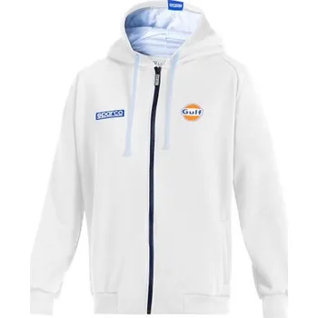 Pánská mikina Sparco Gulf Mikina se Zipem Bílá M
