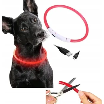 Obojek pro psa Svítící silikonový obojek pro psa SB Home, univerzální velikost